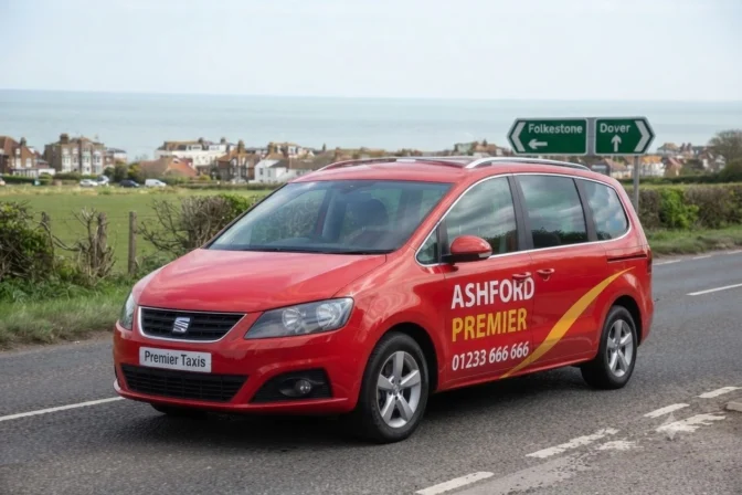 Ashford to Folkestone Taxi Service in UK