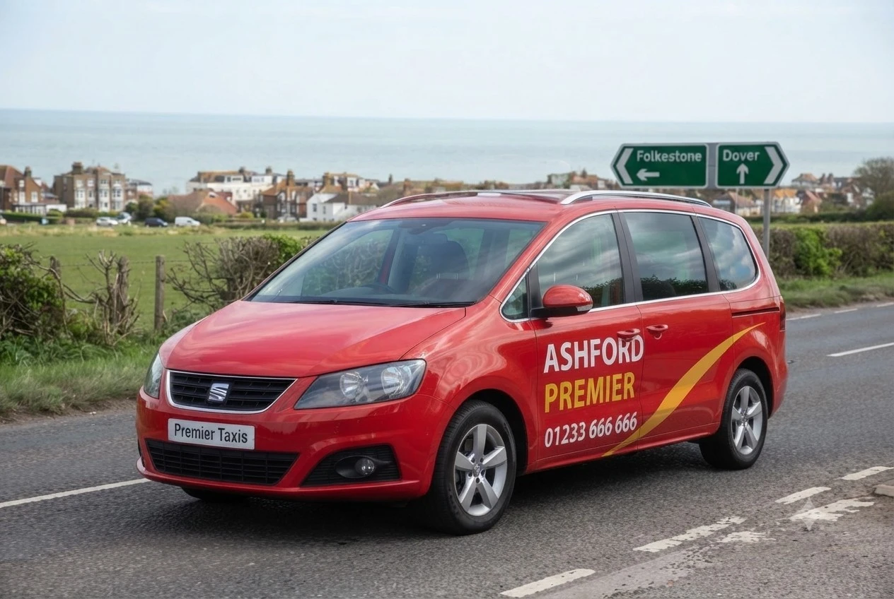 Ashford to Folkestone Taxi Service in UK