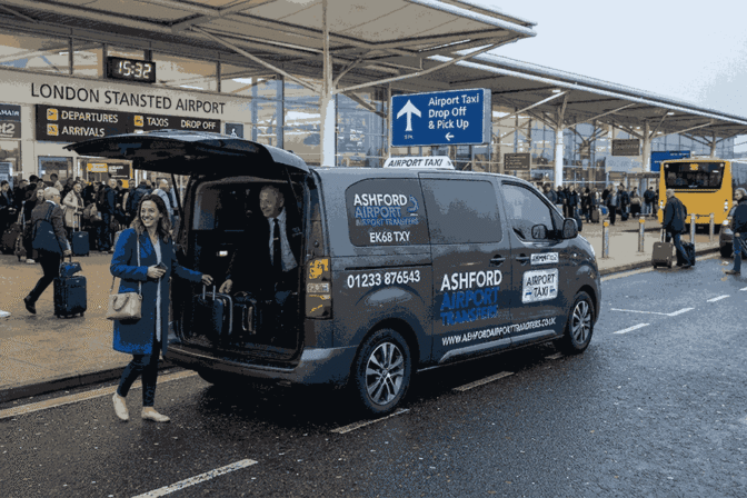 Airport Taxi Ashford to Stansted