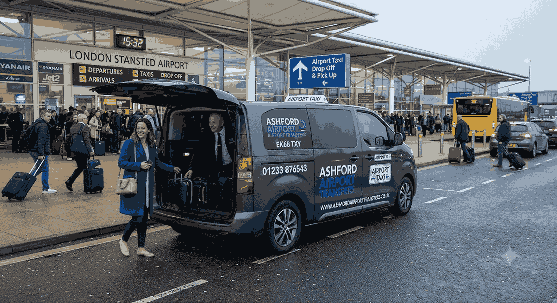 Airport Taxi Ashford to Stansted
