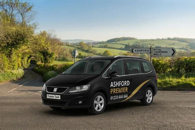 Taxi From Ashford to Royal Tunbridge Wells