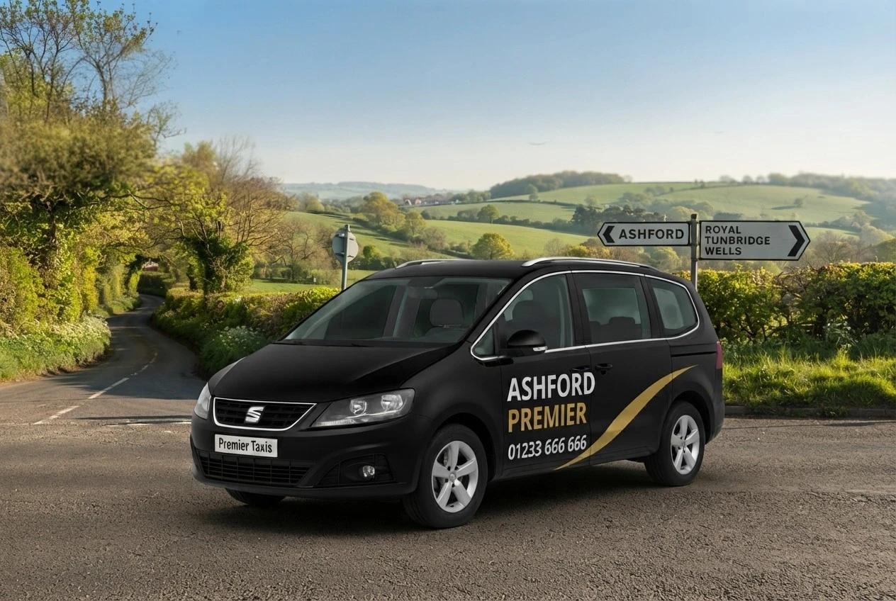 Taxi From Ashford to Royal Tunbridge Wells