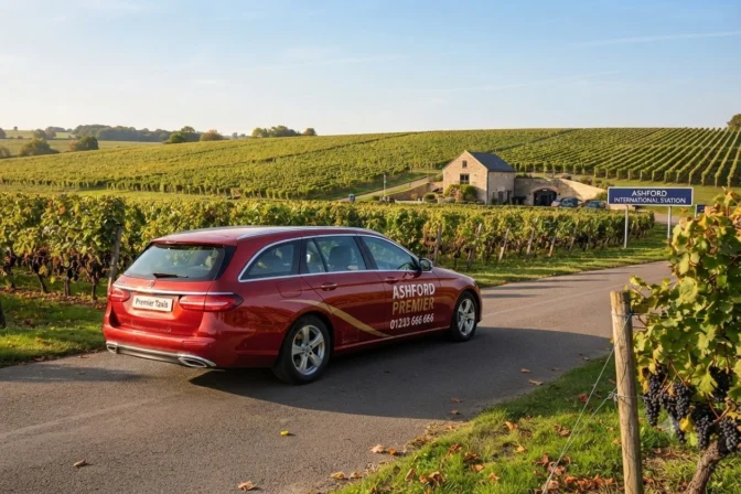 Taxi From Ashford International Station to Vineyard