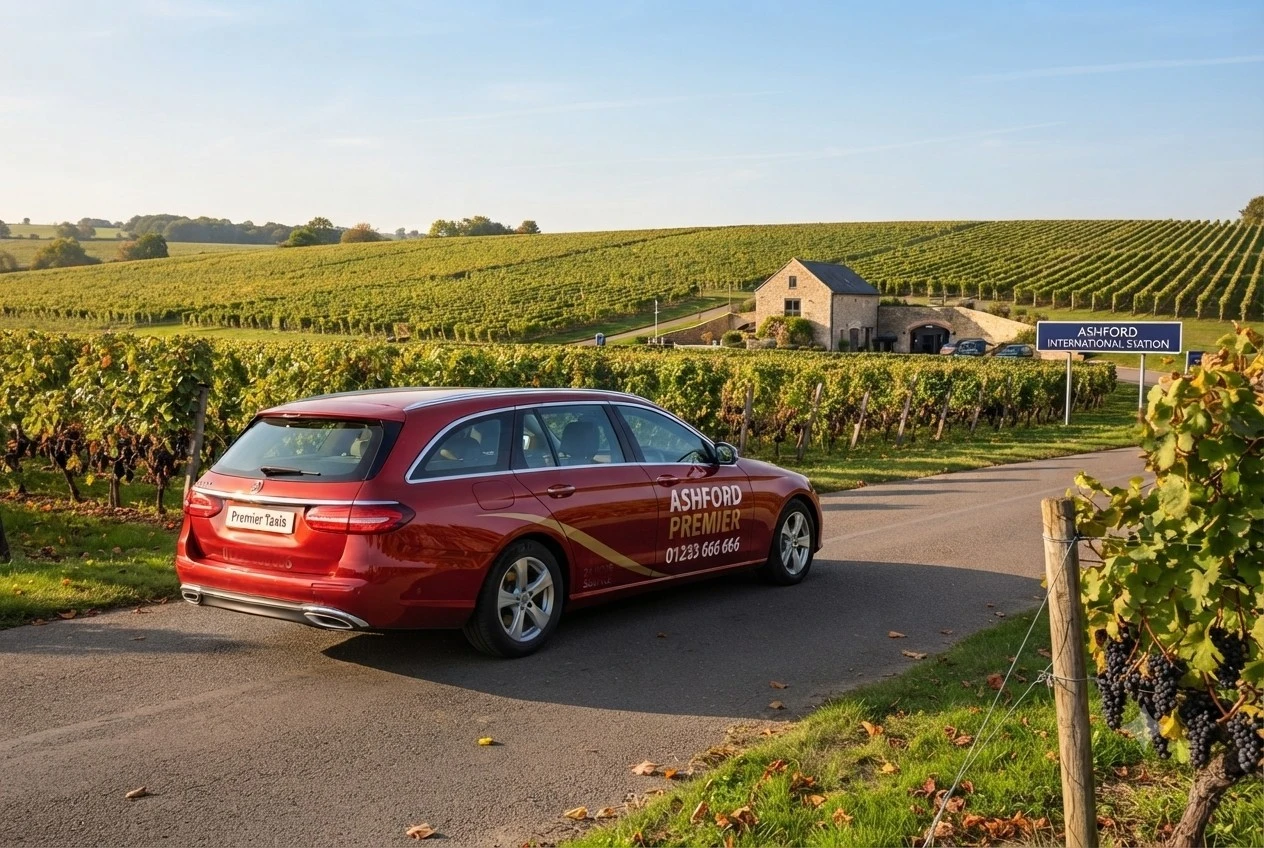 Taxi From Ashford International Station to Vineyard