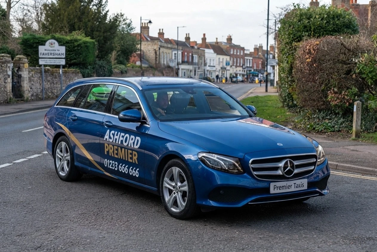 Taxi From Ashford to Faversham