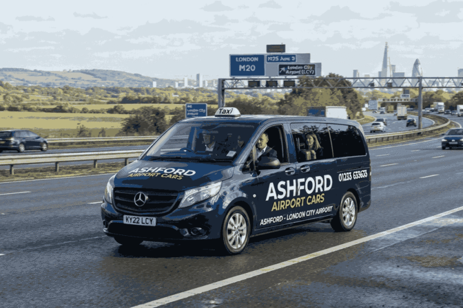Airport Taxi Ashford to London City